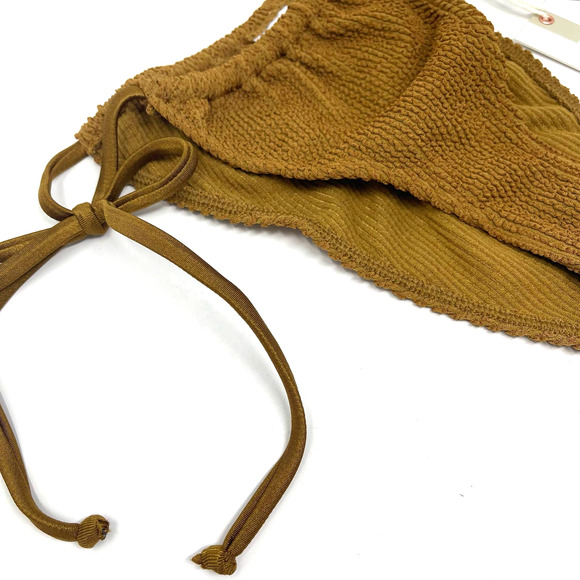 Good American Always Fits Tiny Ties Bottom Bronze Size 1/2 - Picture 10 of 12